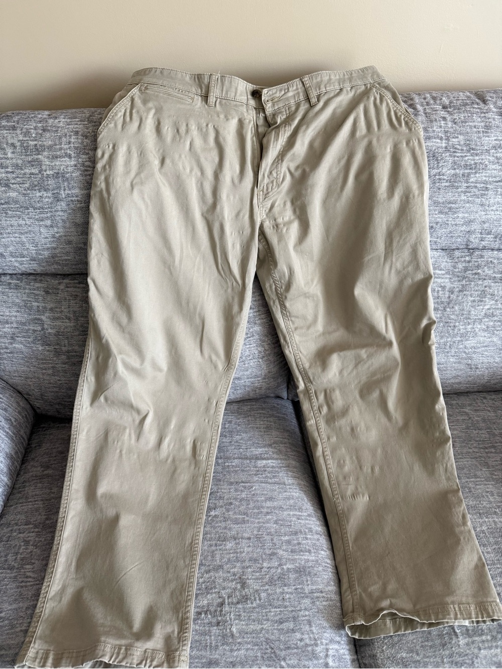 St. John's Bay Men's Chino Pants in Light Tan